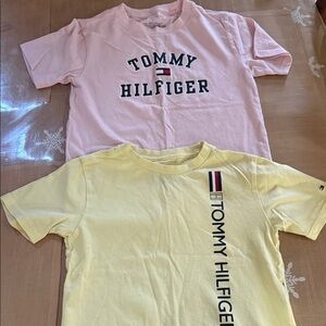 Tommy Hilfiger Kids' Pink and Yellow Tees